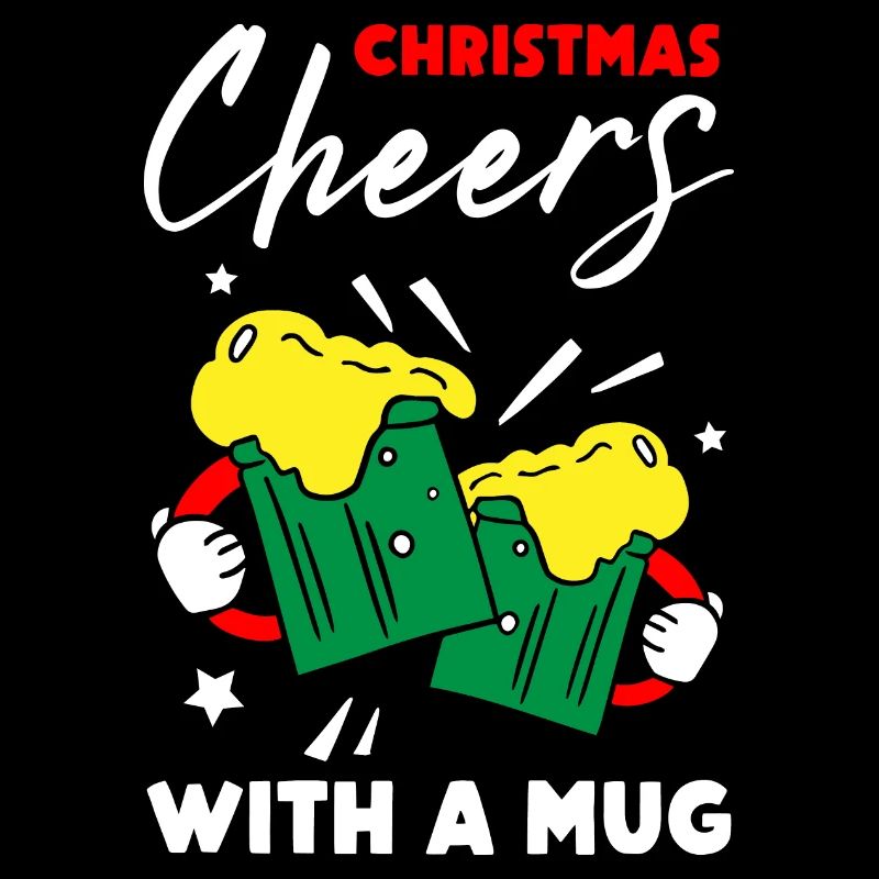 Joies de Noël avec une tasse