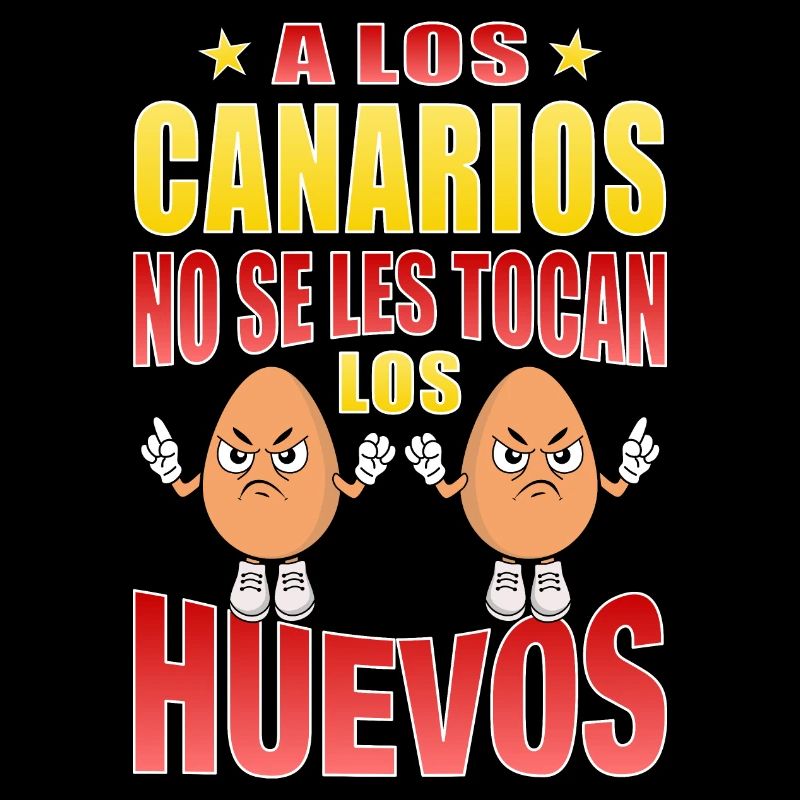 Canaries don't touch their eggs