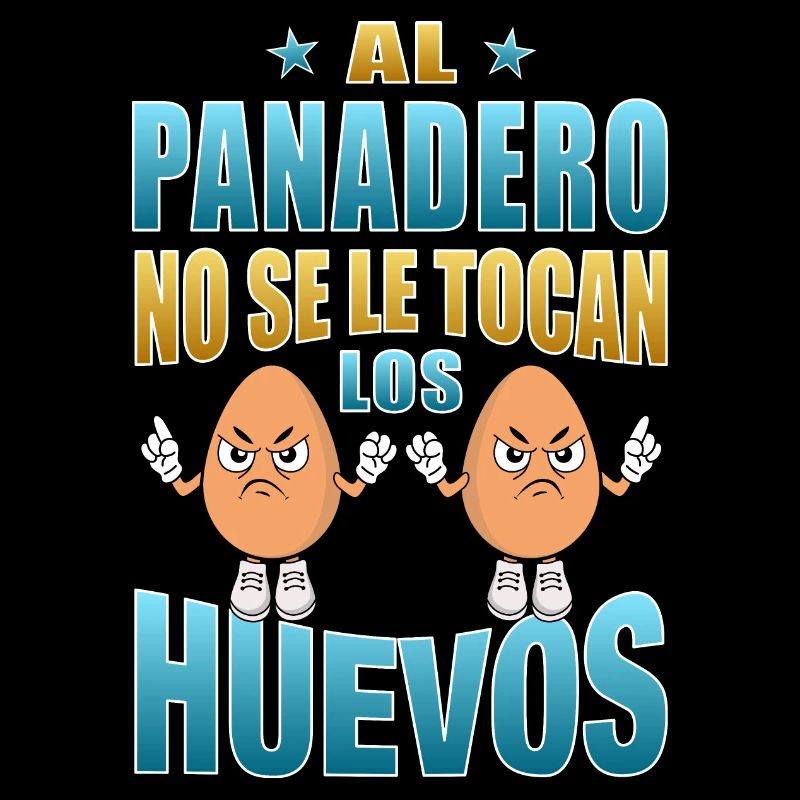 The baker does not touch his eggs