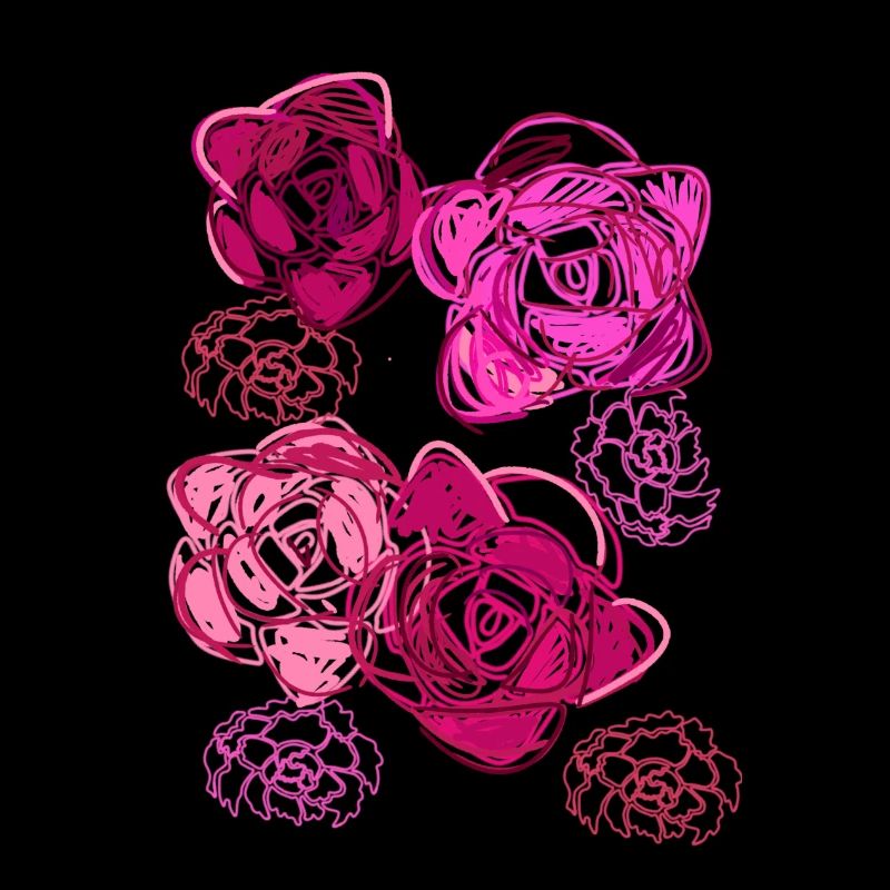Rosen, Blumen,illustration,Rose