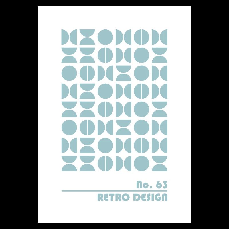 Retro Design 63, Gris/ Vert