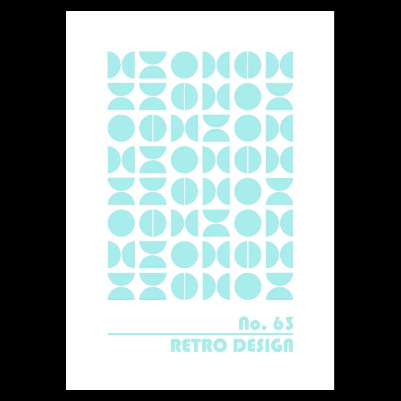 Fourre-tout Studio 63, Turquoise clair