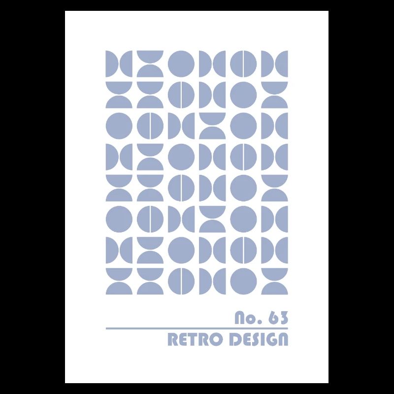 Fourre-tout Studio 63, Gris/ Bleu