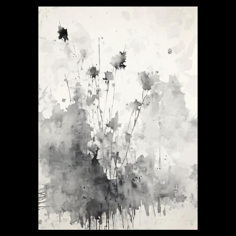 Peinture abstraite à l’aquarelle