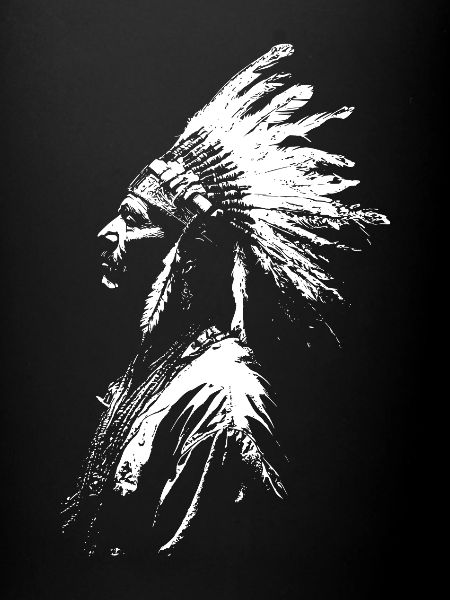 Silhouette amérindienne