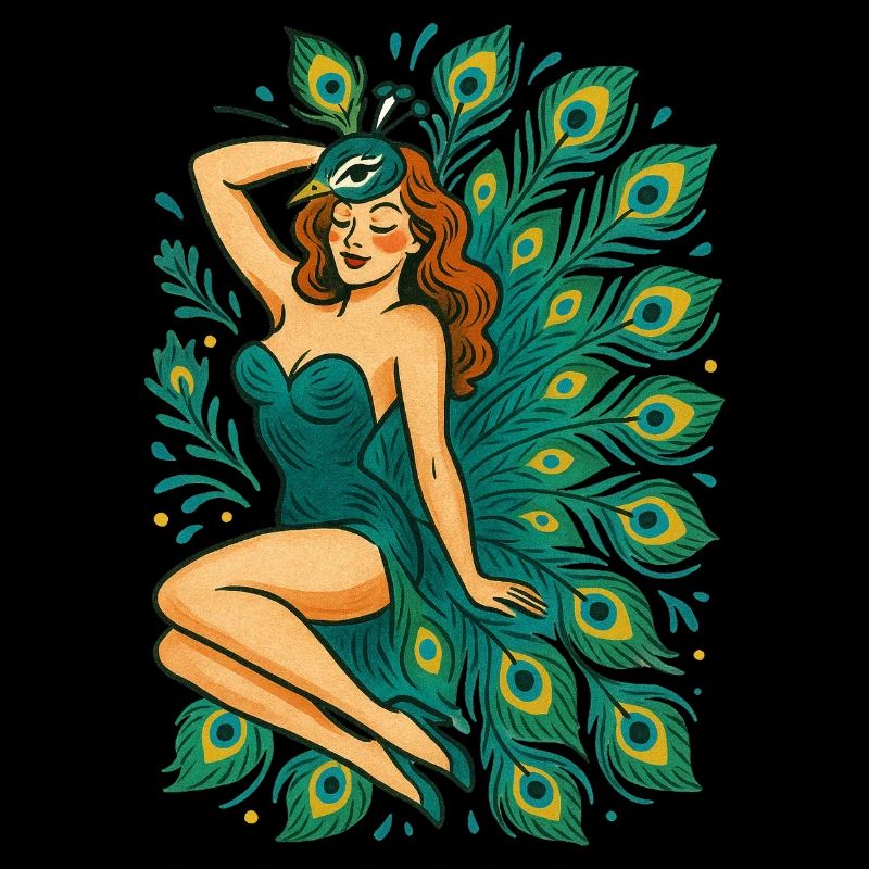Pin-up paon