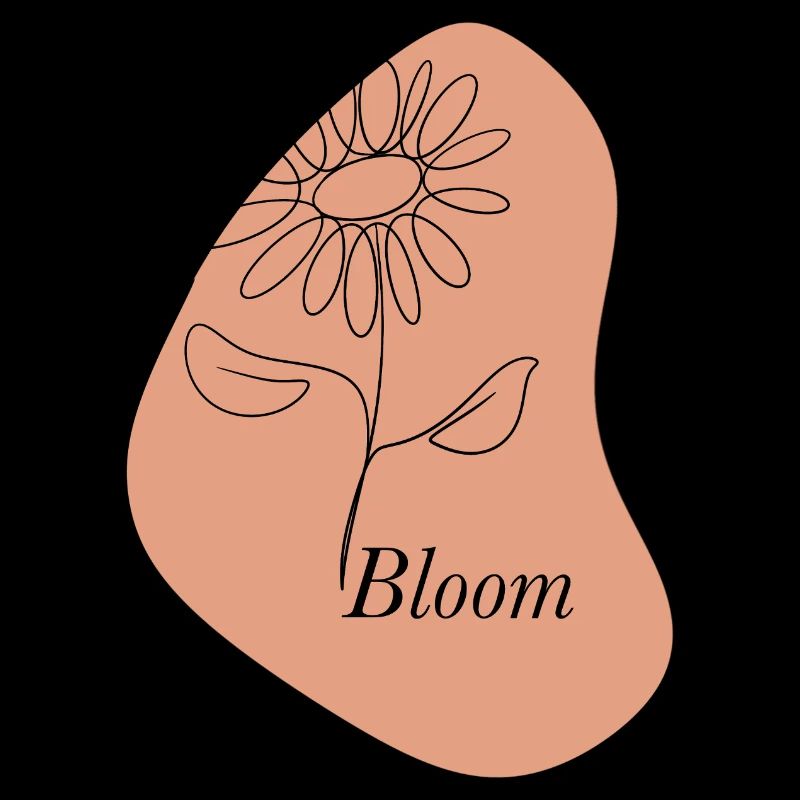 Floraison – Fleur d’art au trait