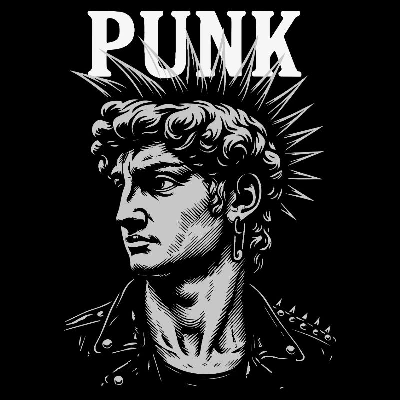 David Michelangelo as a punk