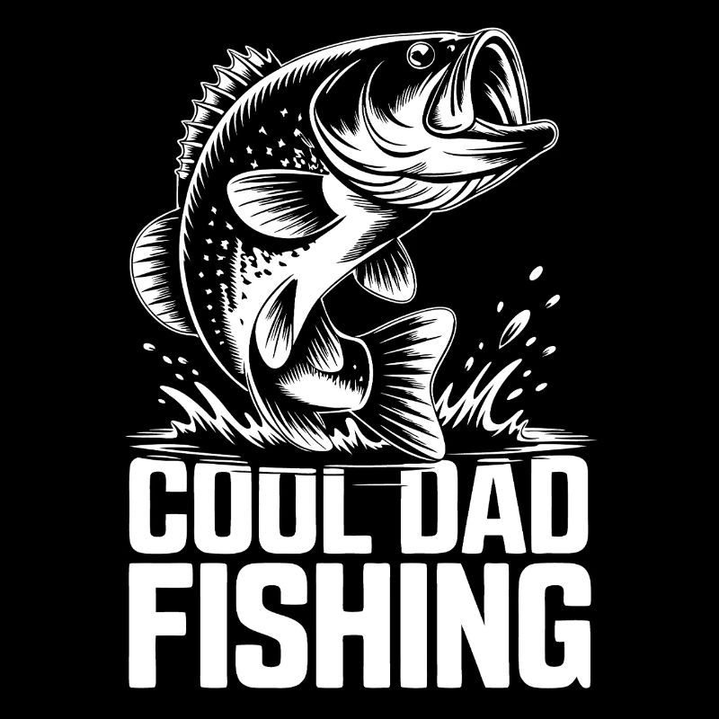 Conception de canne à pêche cool pour papa