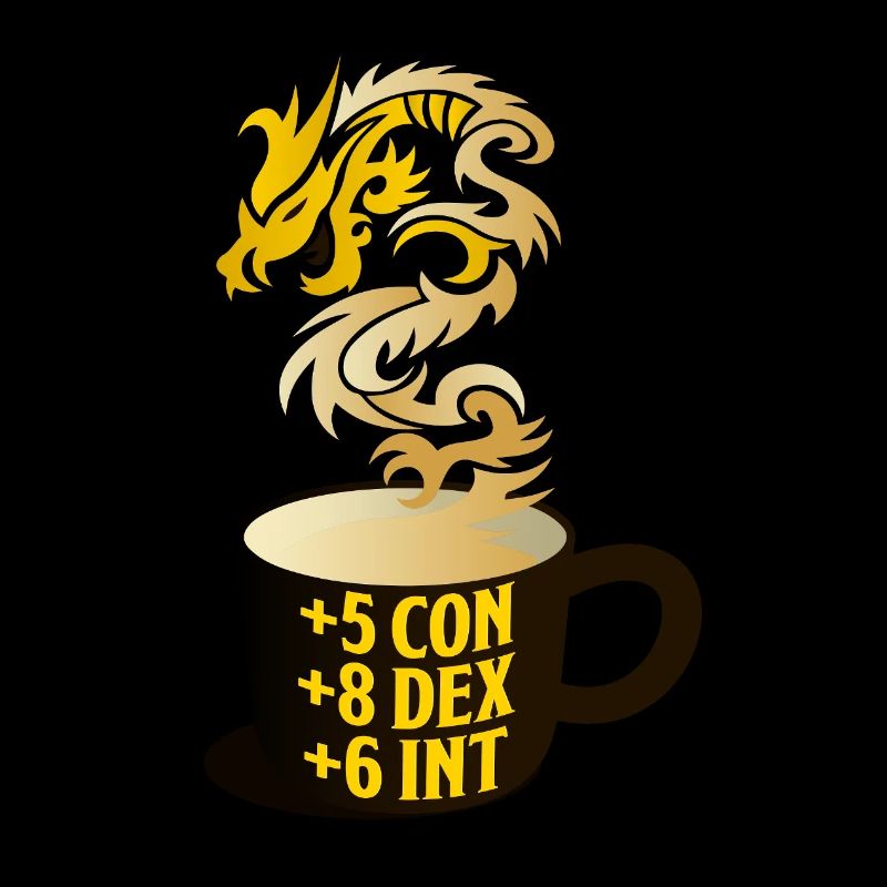 Dragon Steam RPG Stat Mug