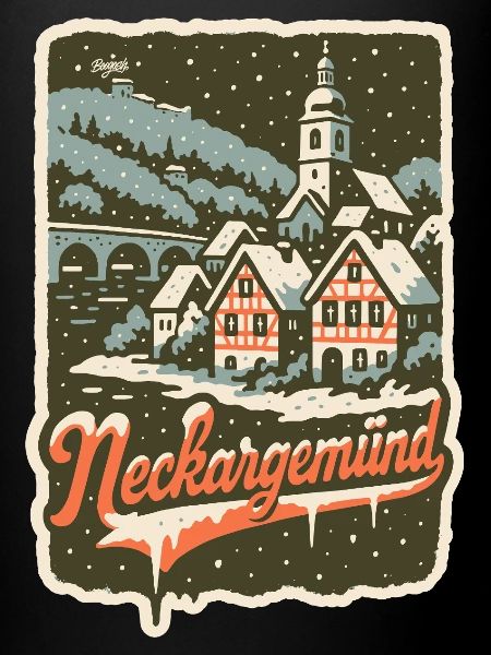 Neckargemünd Winter Panorama
