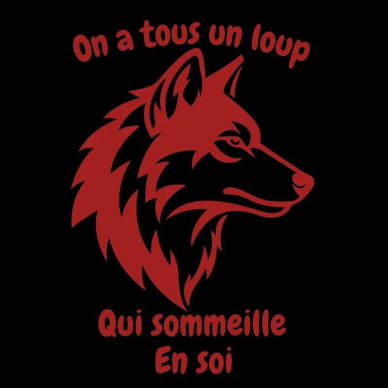 Schlafender innerer Wolf