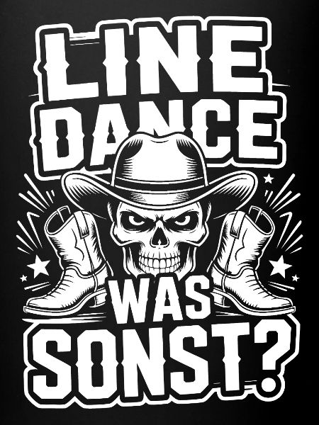 Line Dance Skull Cowboy
