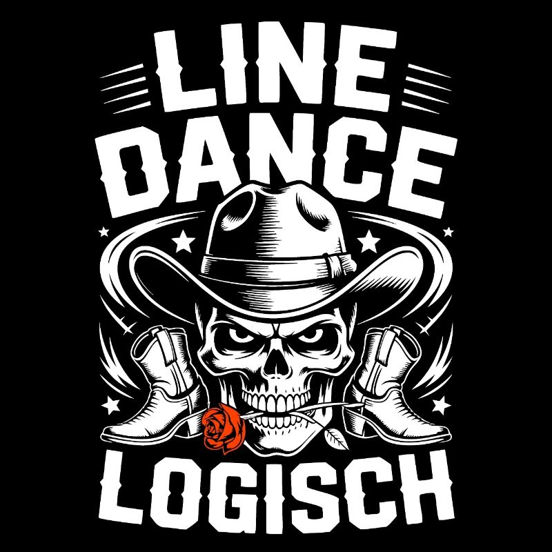 Line Dance Logical Skull
