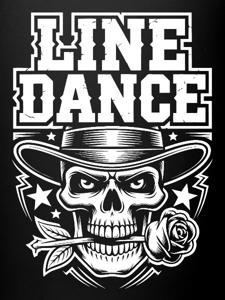 Line Dance Skull Tee