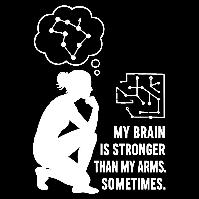 Bouldering like chess – head beats strength