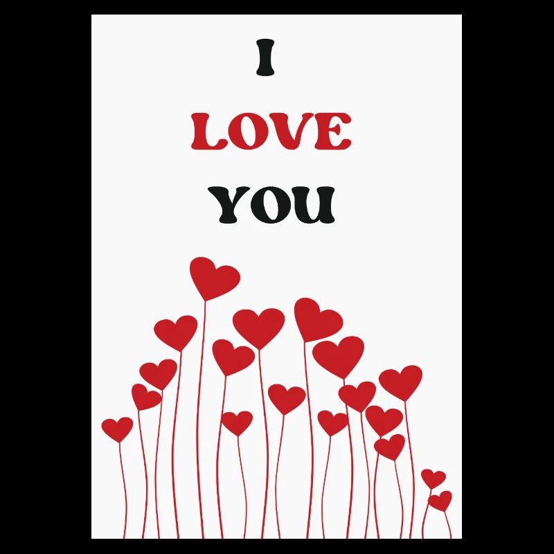 ICH LIEBE DICH. HERZ. PAAR. VALENTINSTAG