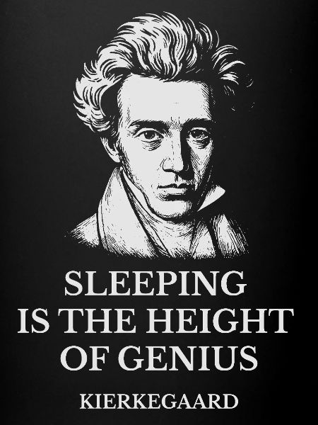 Kierkegaard Sleep Genius Tee