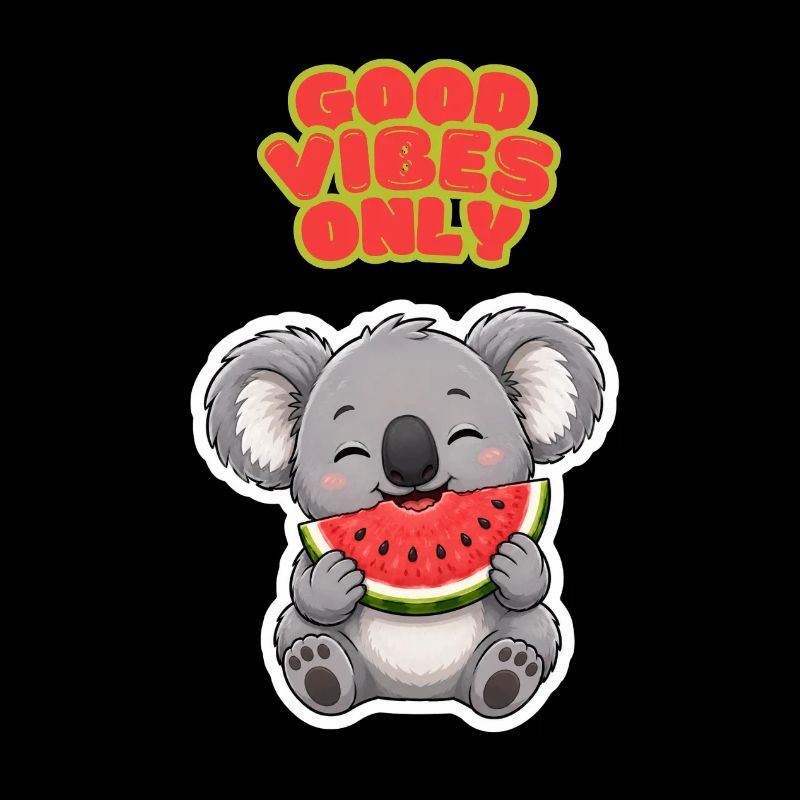 Koala Wassermelone: Gute Vibes