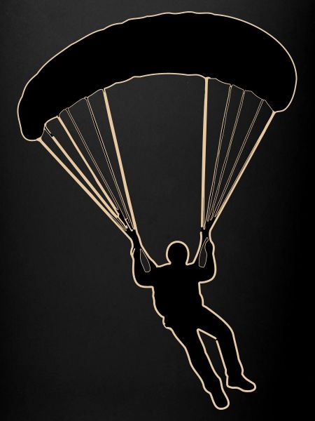 Paragleiter Silhouette