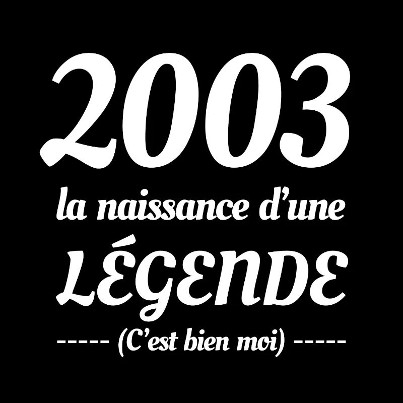 2003 NAISSANCE D’UNE LÉGENDE