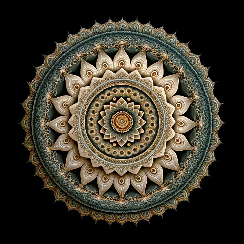 Persisches Blumenmandala