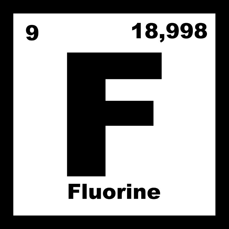 Fluorine/fluor élément