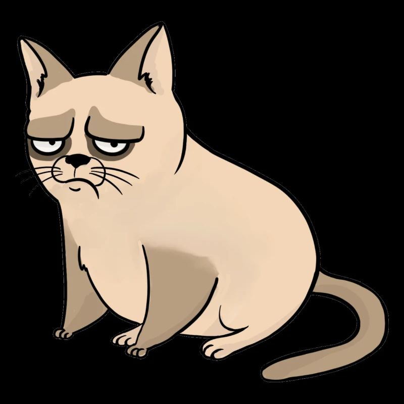 Chat grincheux