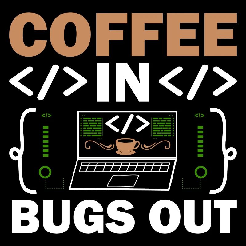 Coffee Coding Programmer Coder Developer Nerd Coff
