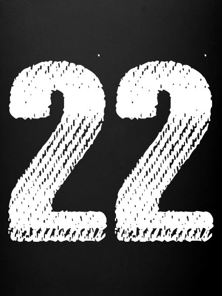 Maillot à 22 numéros