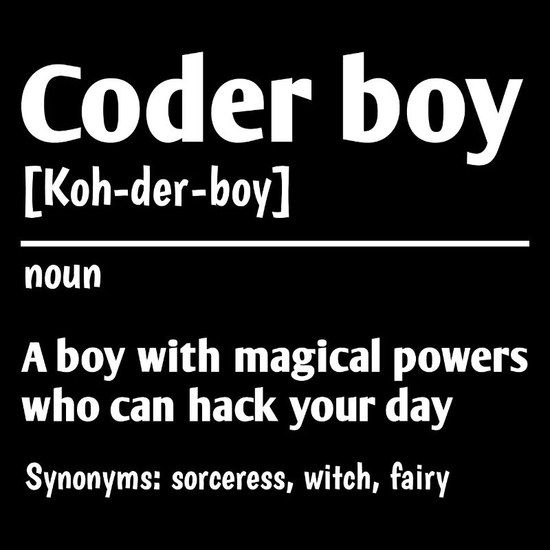 Coder Boy Definition Noun Software Developer Progr