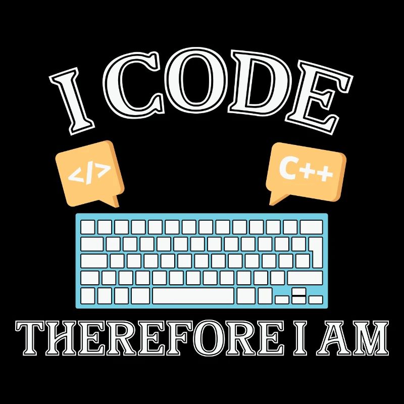 I code therefore i am Funny Programmer for Woman