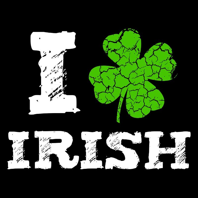 I love Irish St. Patrick's Day Kleeblatt Geschenk