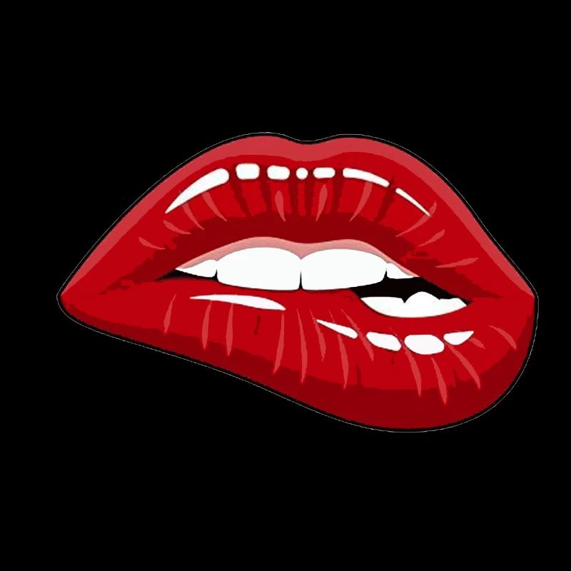 Labbro rosa, bocca, bacio