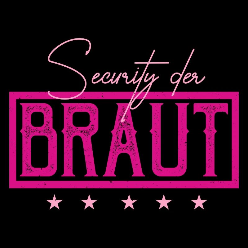 Security der Braut Einhorn JGA Junggesellinnenabsc
