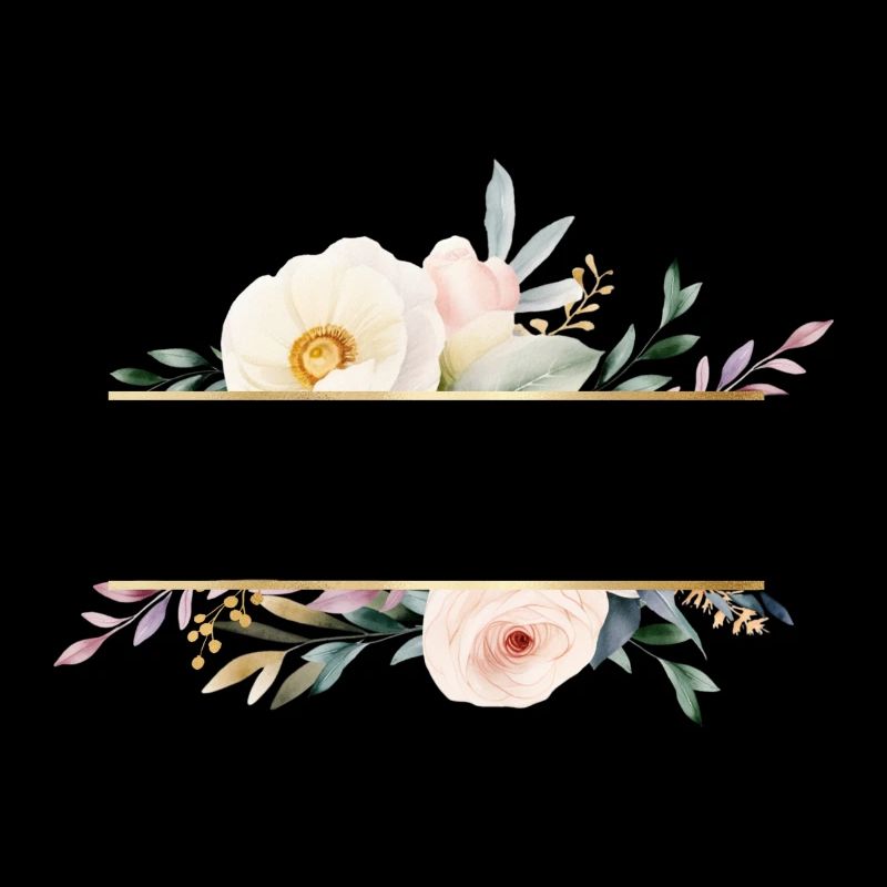 Customizable flowers, colorful