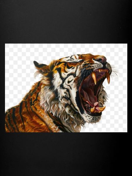 Tiger Roar Art Print