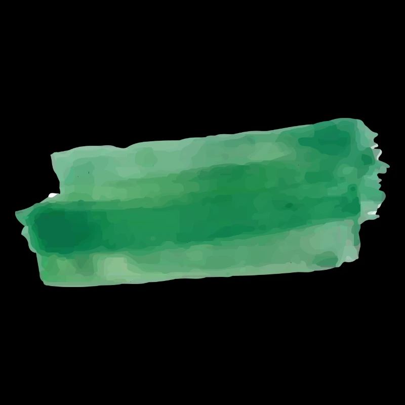 Paint stroke green paint splash painter gift design