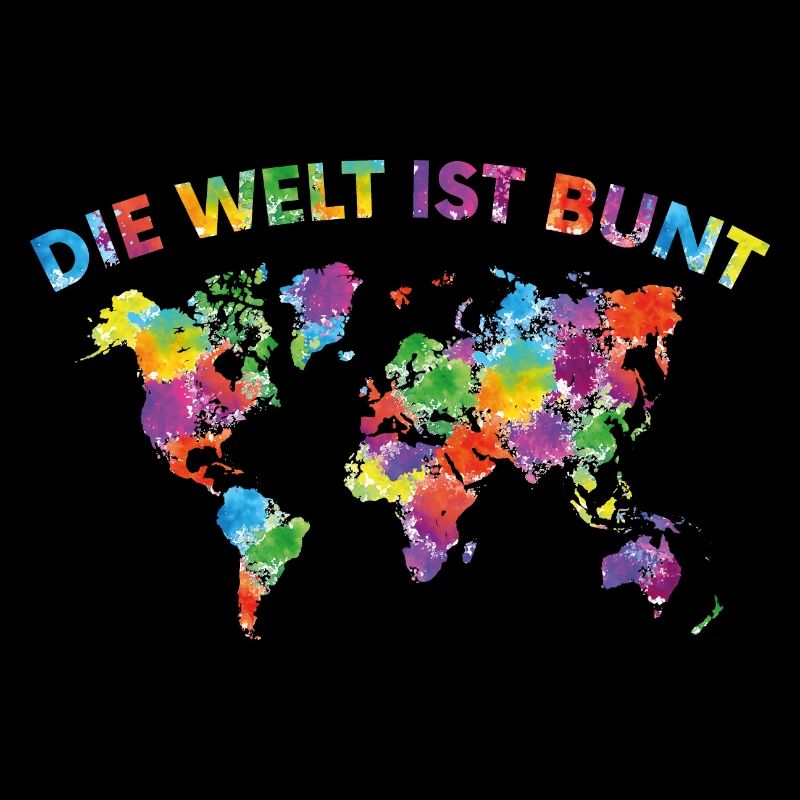 Die Welt ist bunt Sei Stolz auf dich