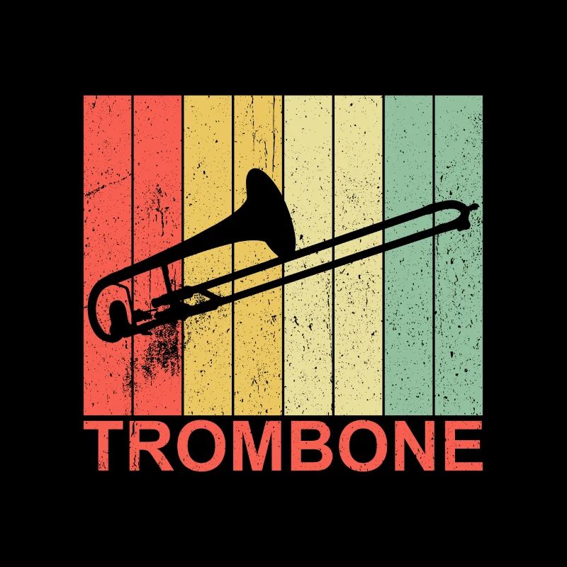 Trombone trombone choeur vintage