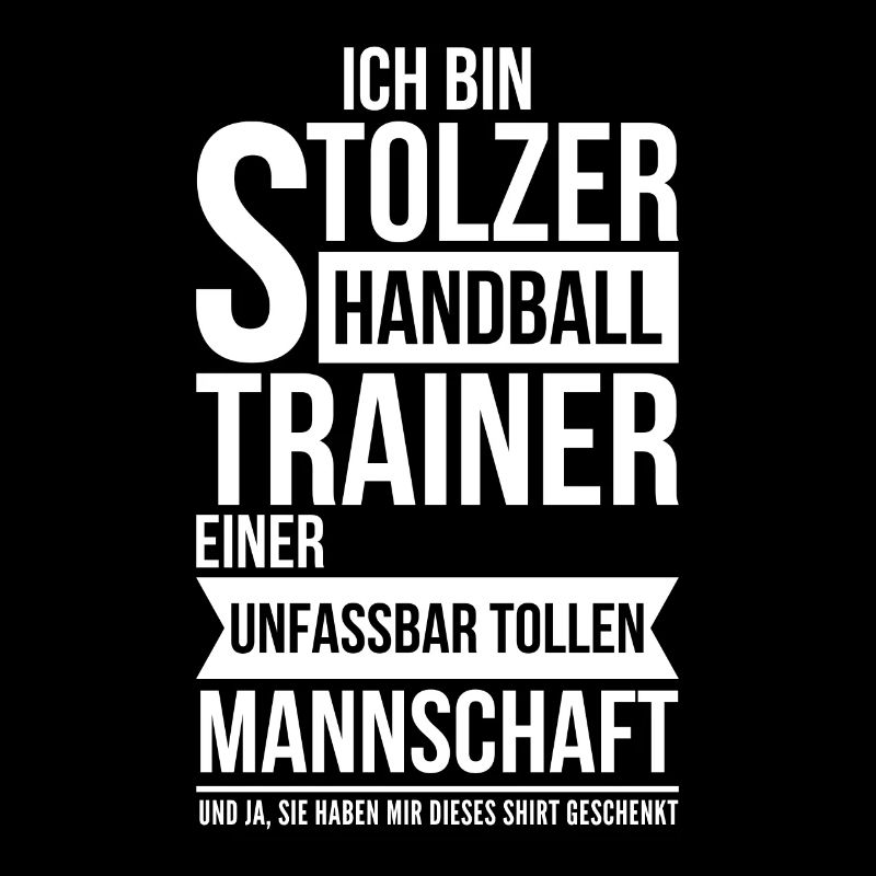 Handballtrainer Lustiger Spruch Geschenk