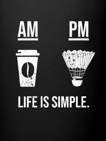 Badminton and coffee