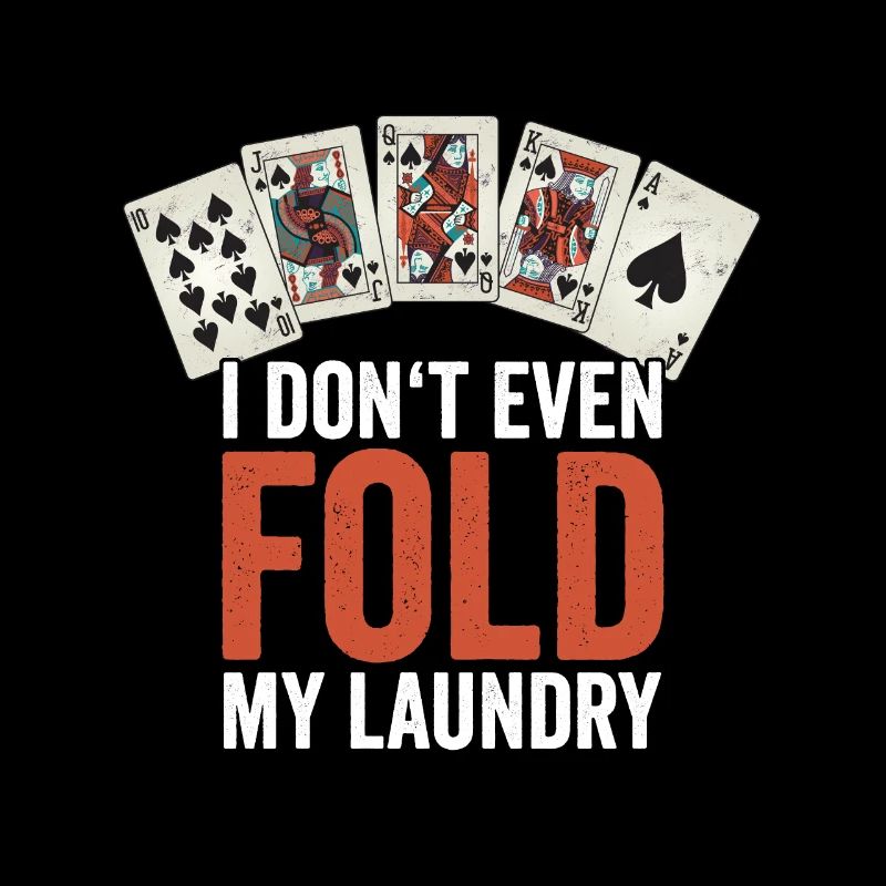 Conception de poker drôle