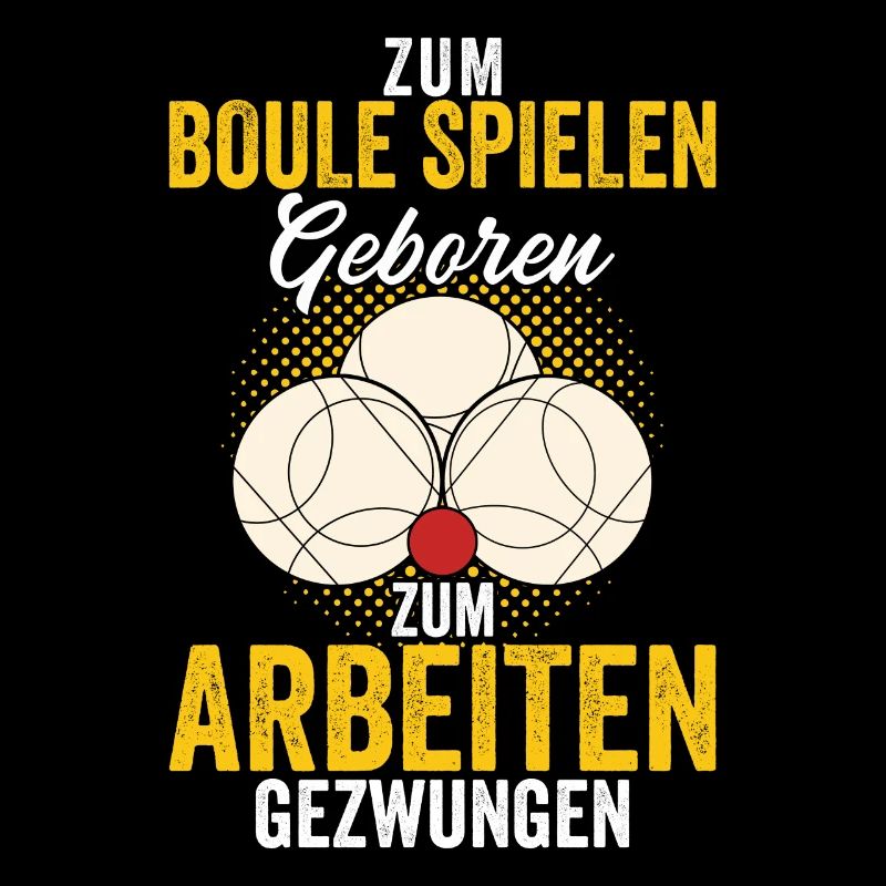 Boulespieler Boccia Geschenk