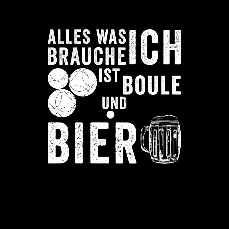 Boulespieler Boccia Geschenk