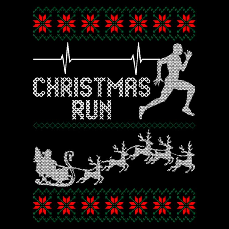 Christmas run running runner ugly