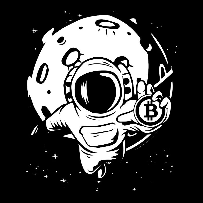 Bitcoin Astronaut Bitcoin to the Moon Bitcoin