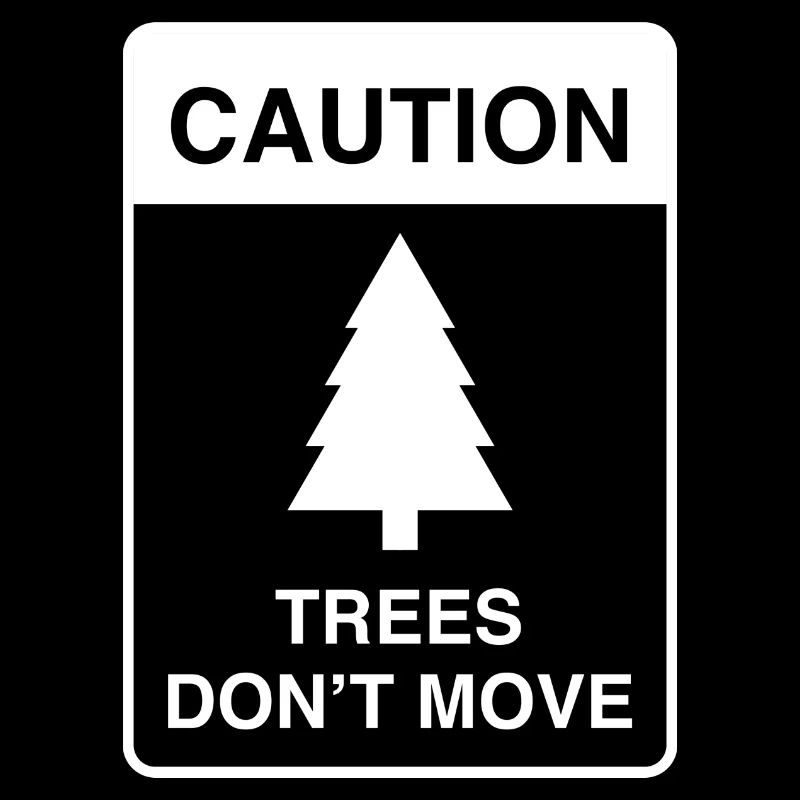 Bäume bewegen sich nicht