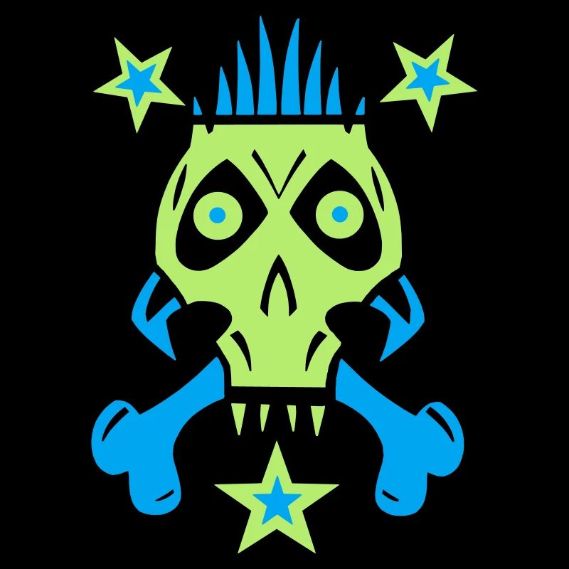 Totenkopf Comic Style Schädel