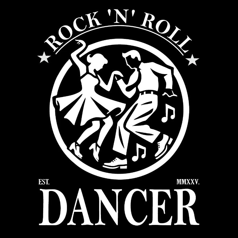 Rock'n'Roll Dancer Vintage Design